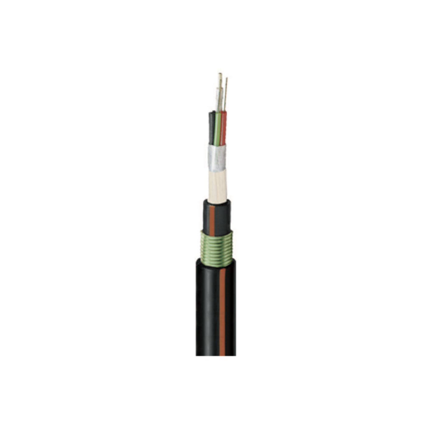 48FO BRUclean® 300+w corrugated, armoured cable G.652D (214meters)