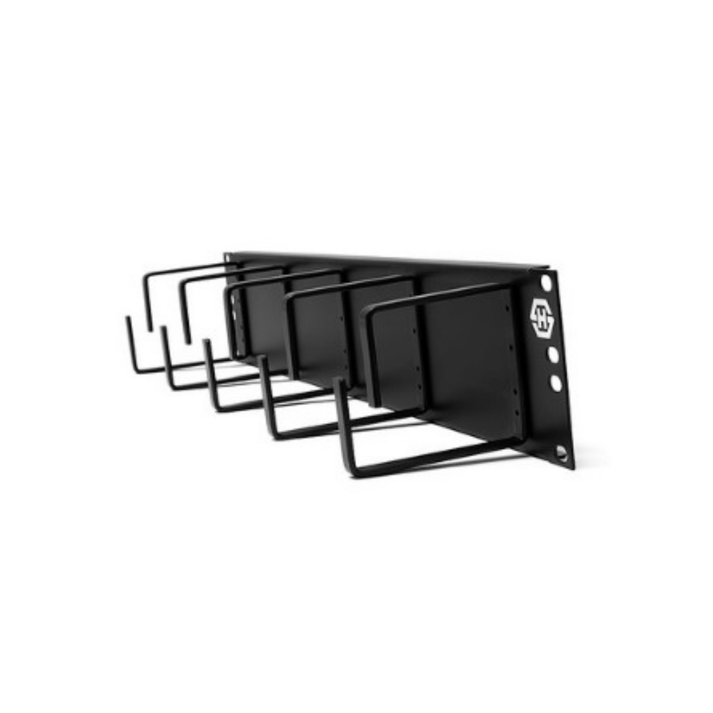Cable guide, 2U high, 5 guiders