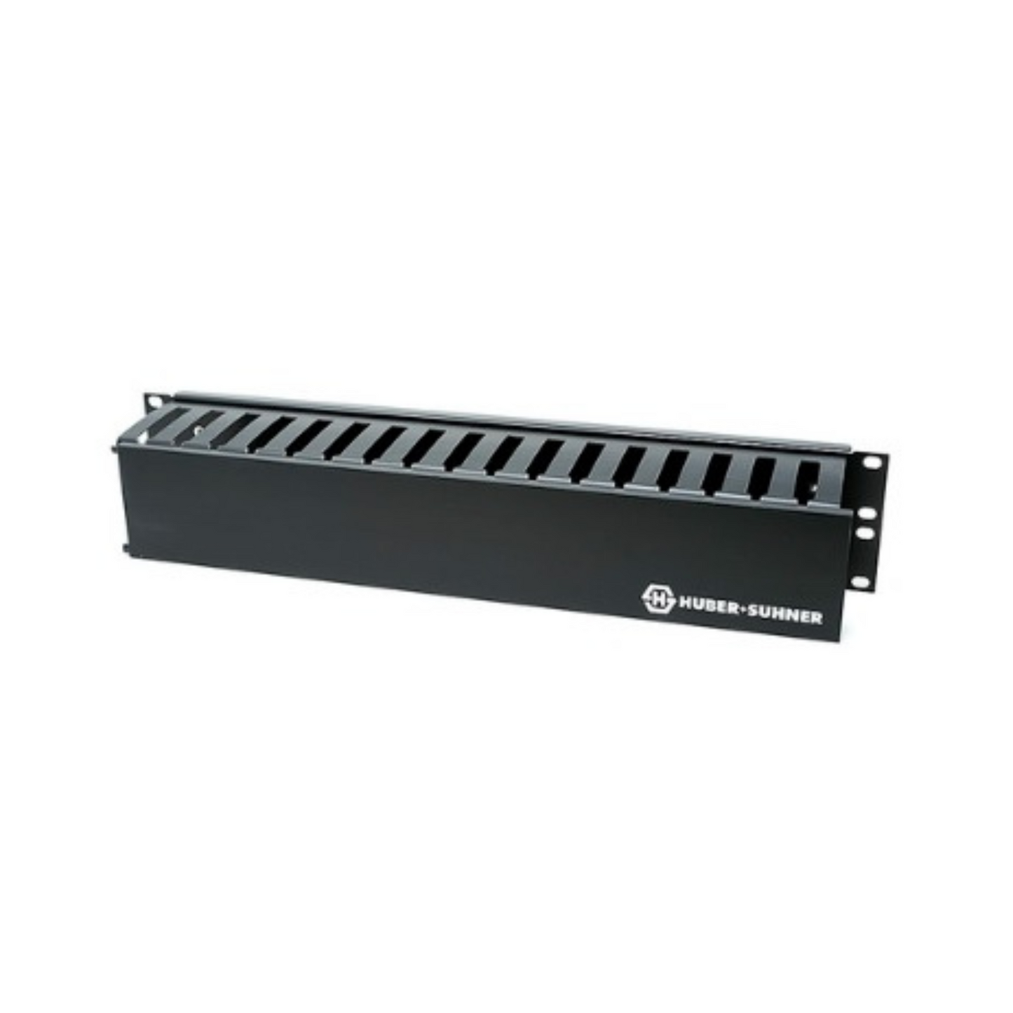 Cable guide, 2U high, slotted tunnel with cover