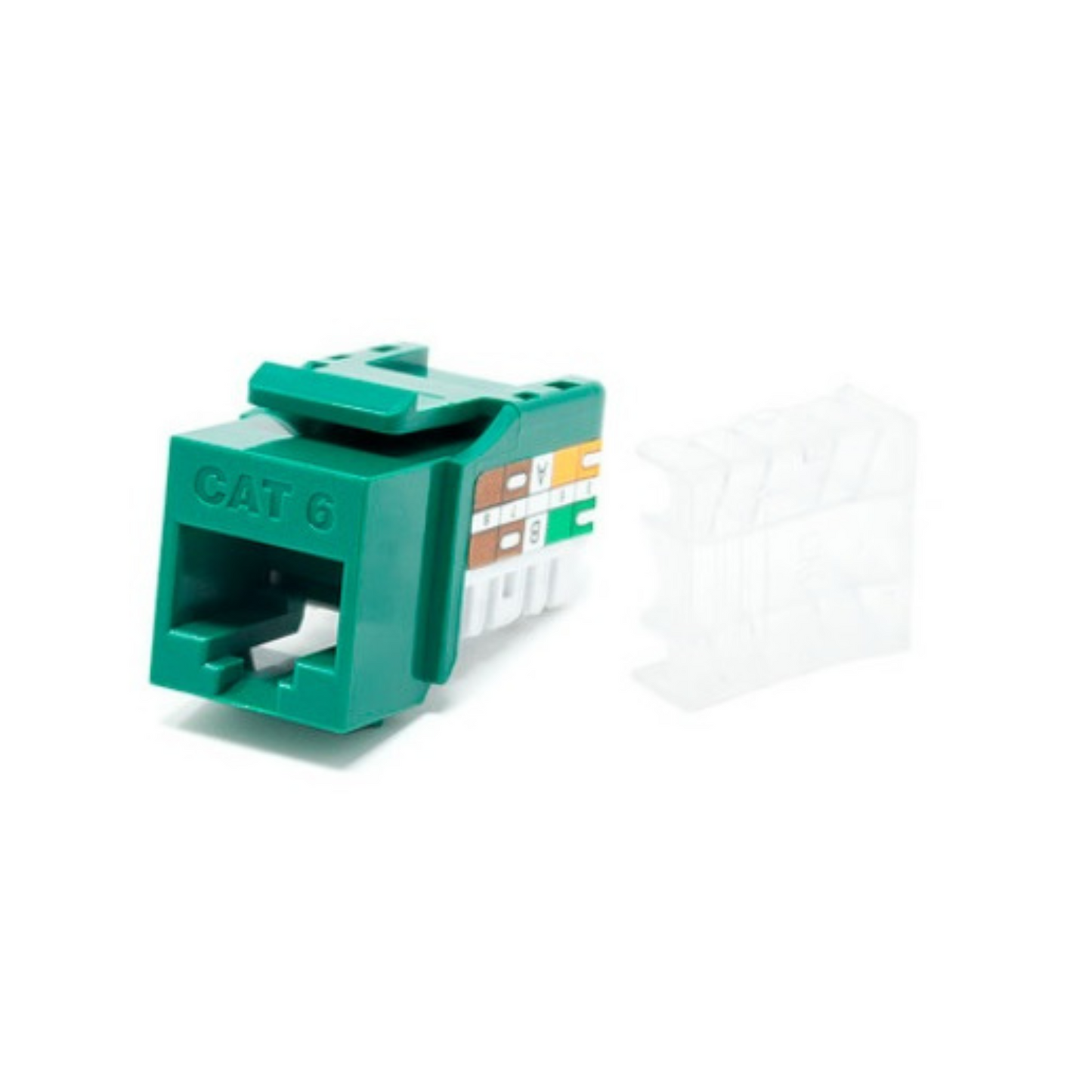 Keystone Cat.6 UTP Punchdown - Green
