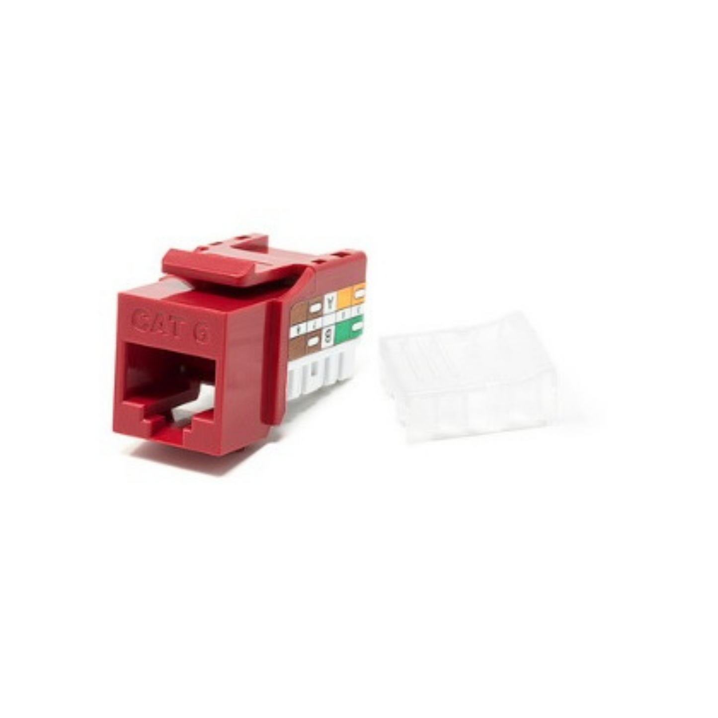 Keystone Cat.6 UTP Punchdown - Red