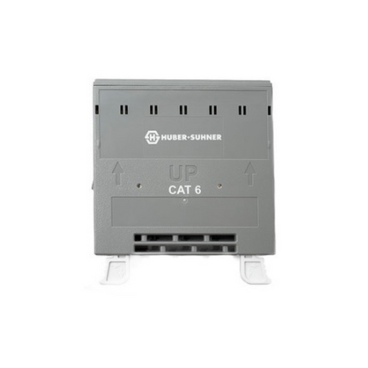 Multi Jack Module, Cat.6, snap-in, ½ U, 6 ports, grey