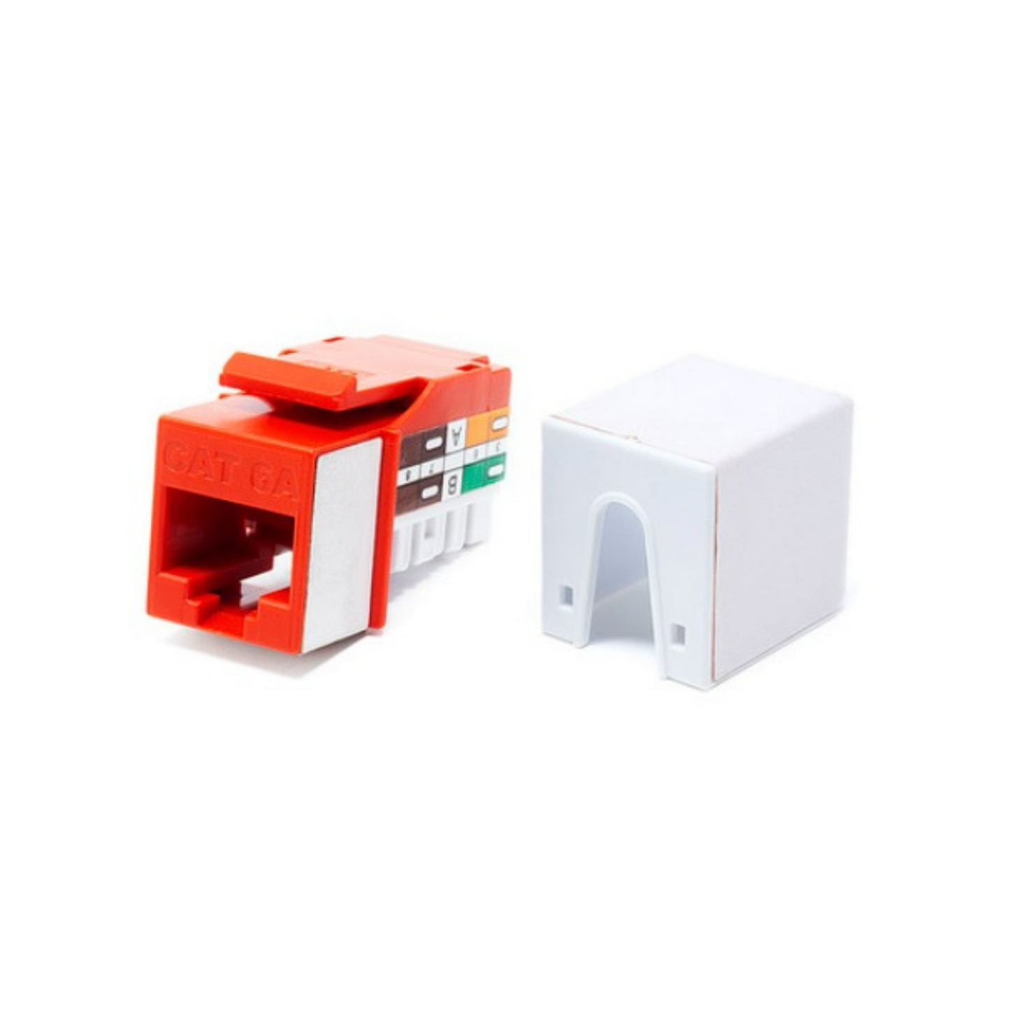 Keystone Cat.6A UTP Punchdown - Orange