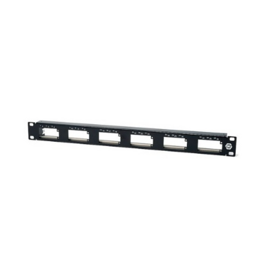 High Density Panel for 6 Copper Module - Black
