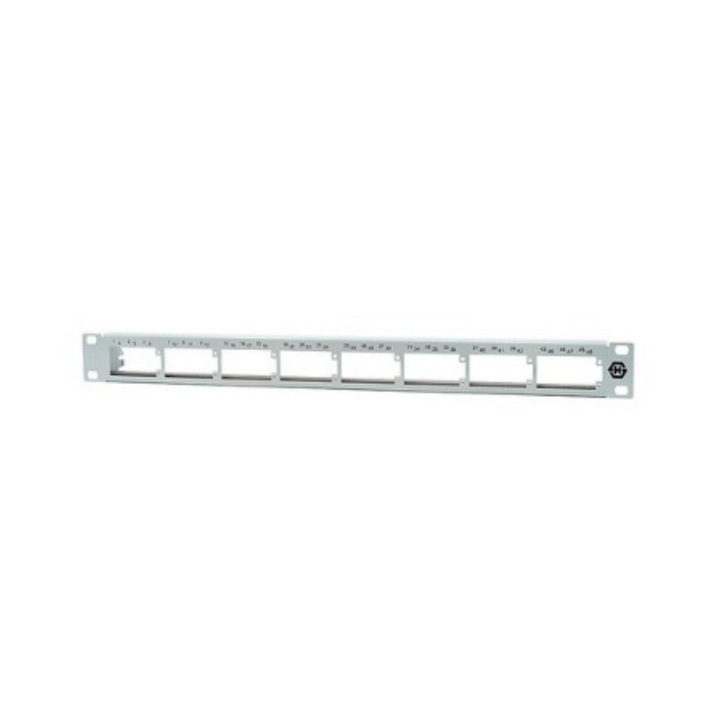 High Density Panel for 8 Copper Module - Grey