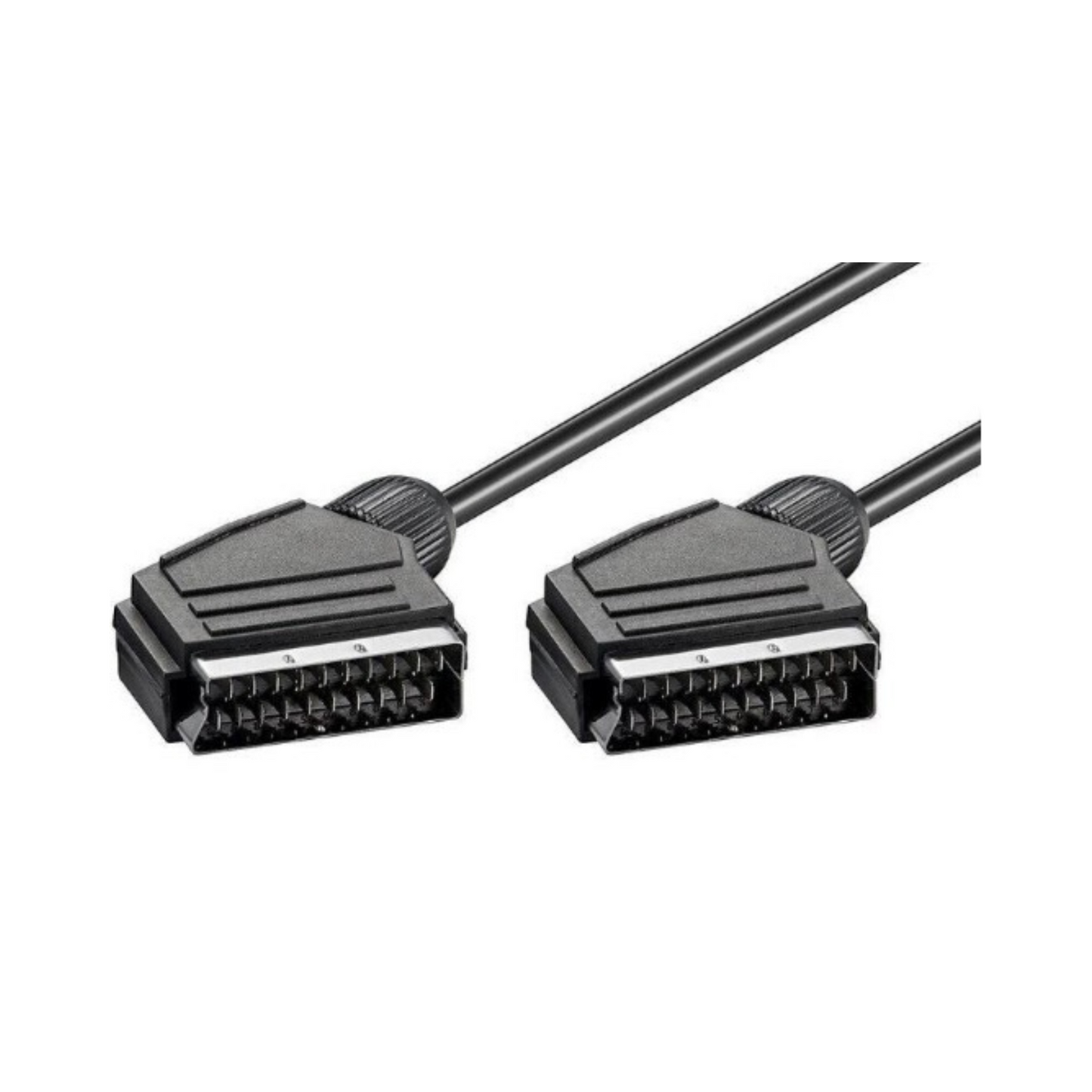 Cable Scart to Scart (21pin, nickel) 2 meters