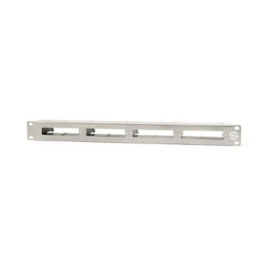 Patch Panel for 4 cassettes with 24 ports - Grey